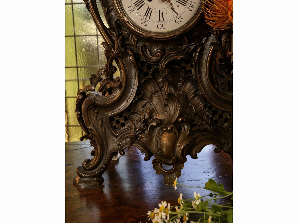 Orologio da Camino in Bronzo