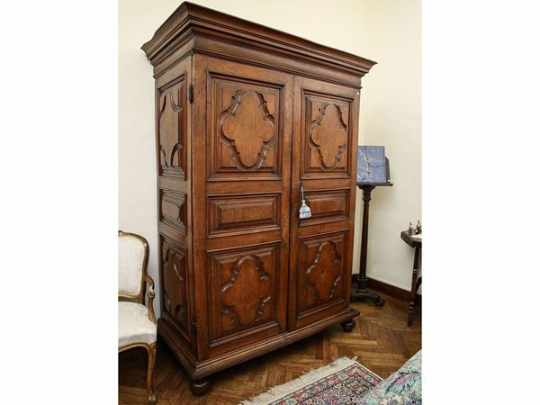 Walnut wardrobe