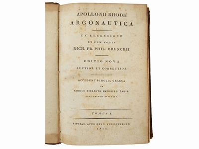 Argonautica Ex Recensione Et Cum Notis Rich. Fr. Phil. Brunckii