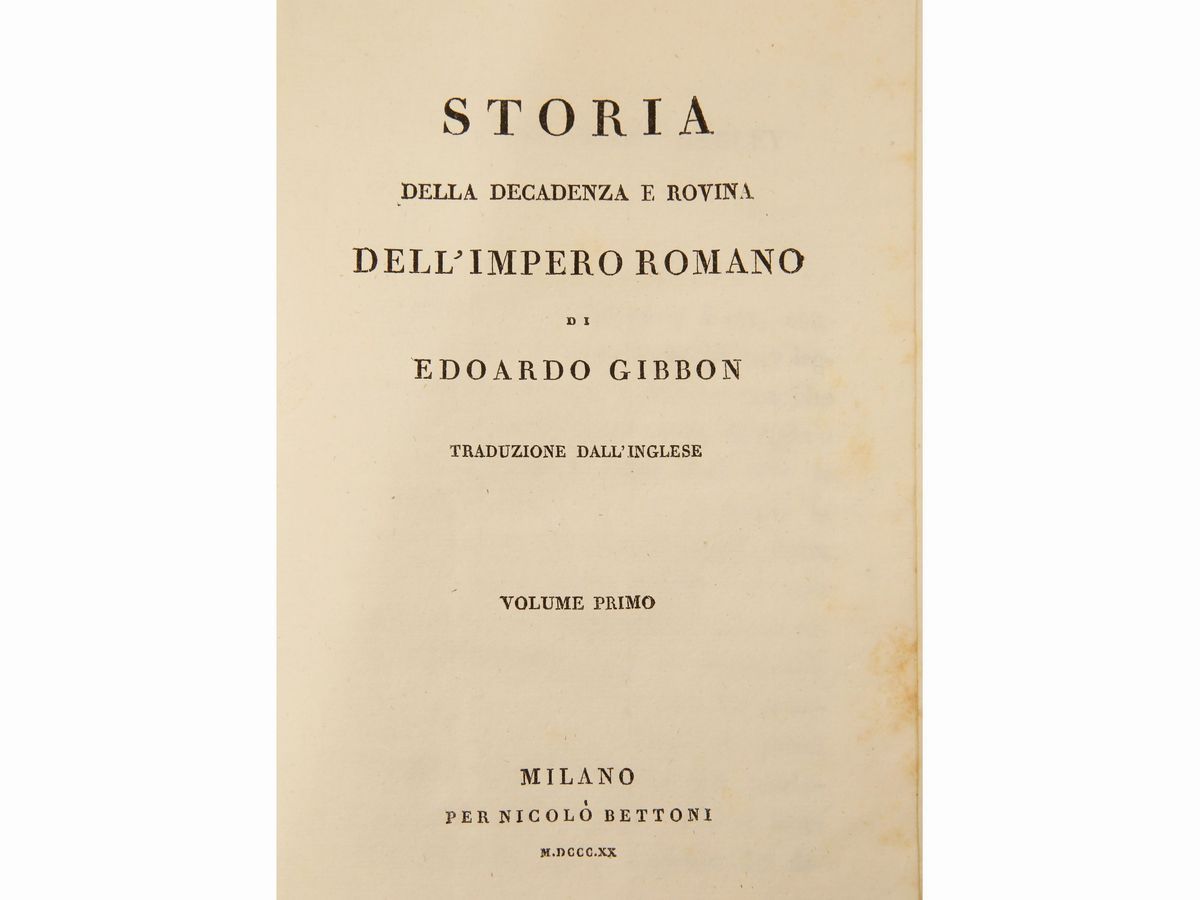 Edward Gibbon - Storia della Decadenza e Rovina Dell'impero Romano