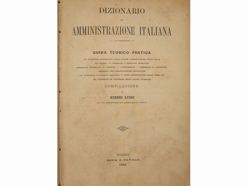 Dizionario di Amministrazione Italiana