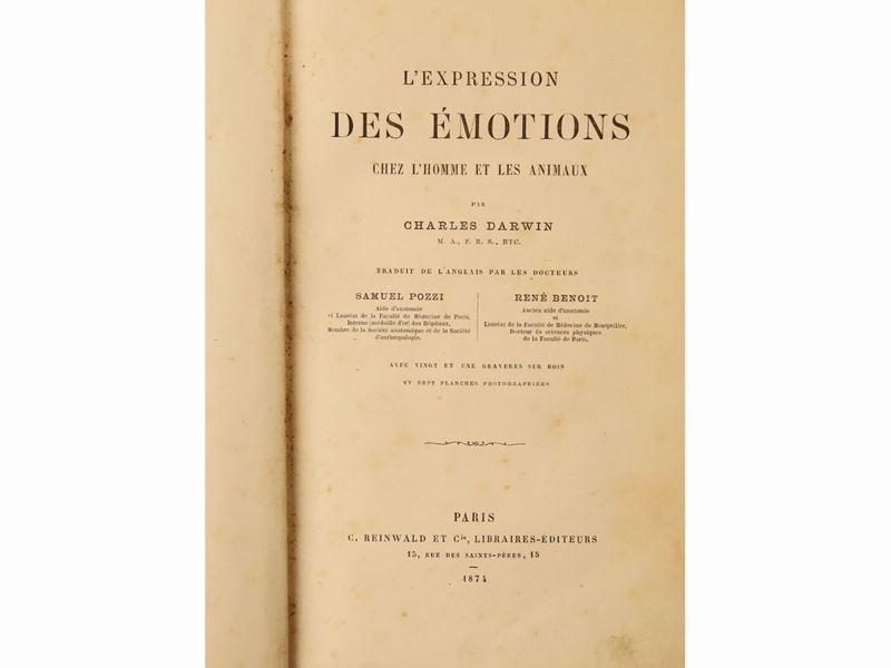 Charles Darwin - L'expression Des Émotions Chez L'homme Et Les Animaux