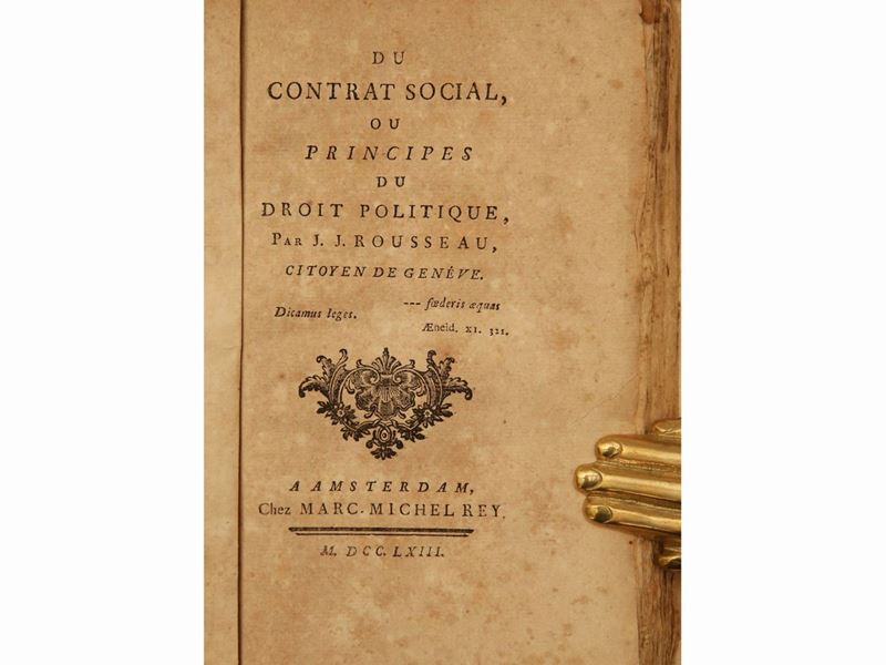 Jean-jacques Rousseau - Du Contrat Social, Ou Principes Du Droit Politique