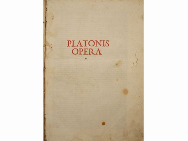 Plato - Platonis Opera