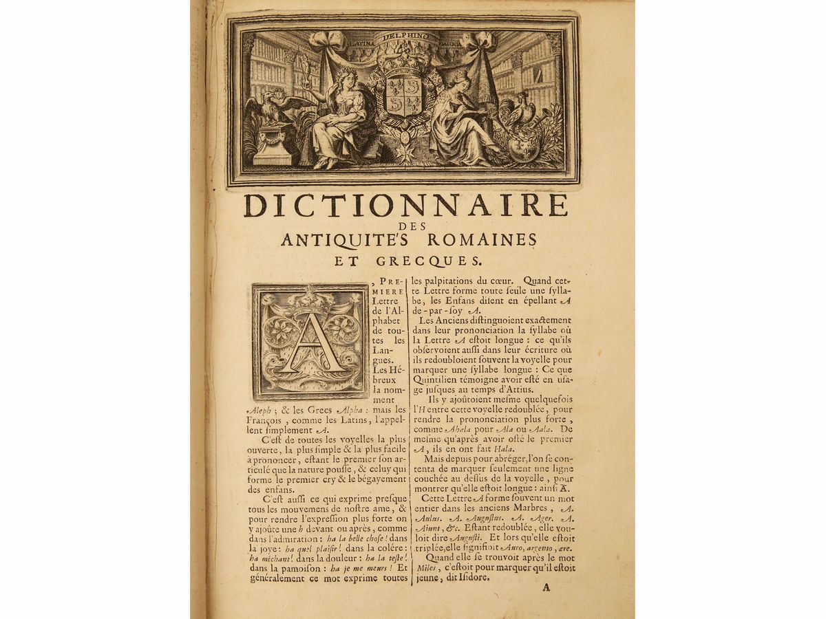 Pierre Danet - Dictionarium Antiquitatum Romanarum Et Graecarum...