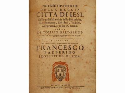 Notizie Historiche della Reggia Citta di Iesi...