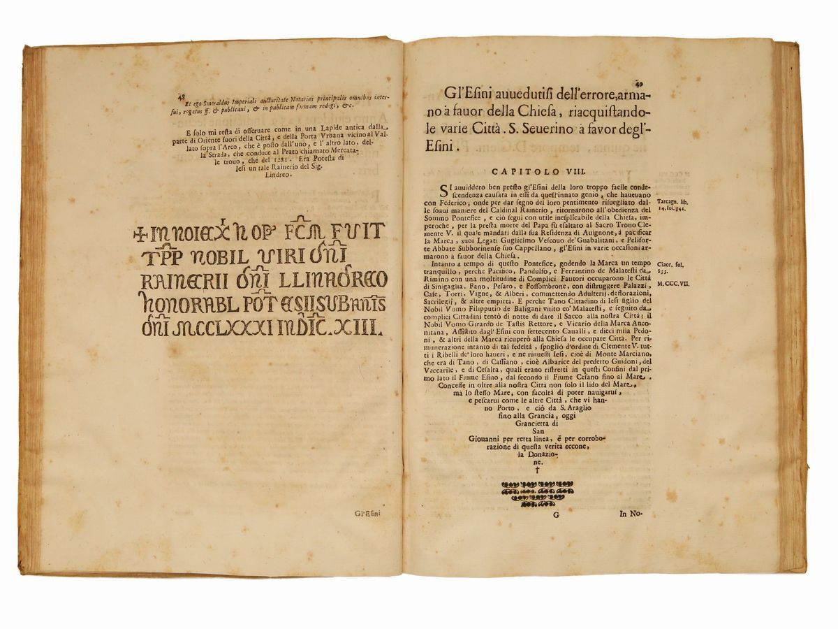 Tommaso Baldassini - Notizie Historiche della Reggia Citta di Iesi...