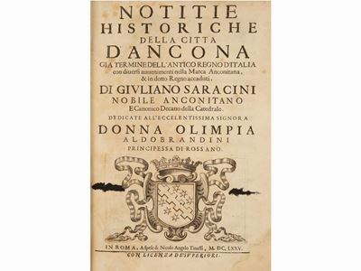 Notizie Historiche della Città D'ancona