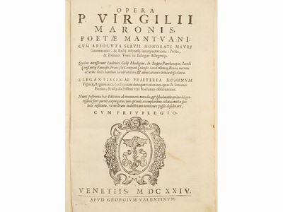 Opera P. Virgilii Maronis Poetae Mantuani...