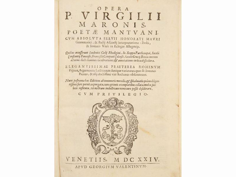 Publius Vergilius Maro - Opera P. Virgilii Maronis Poetae Mantuani...
