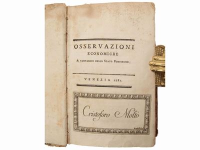 Osservazioni Economiche a Vantaggio dello Stato Pontificio