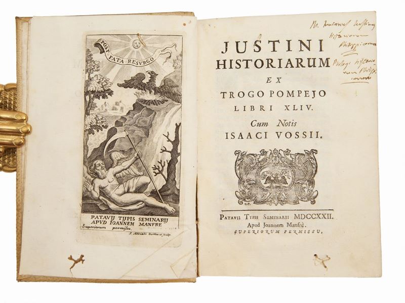 Marcus Iunianus Iustinus - Justini Historiarum Ex Trogo Pompejo Libri XLIV. Cum Notis Isaaci Voss...