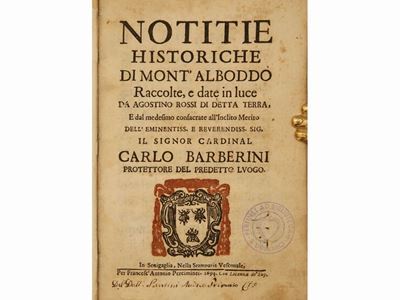 Notitie Historiche di Mont'alboddo...