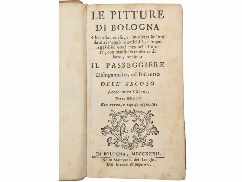 Carlo Cesare Malvasia - Le Pitture di Bologna...