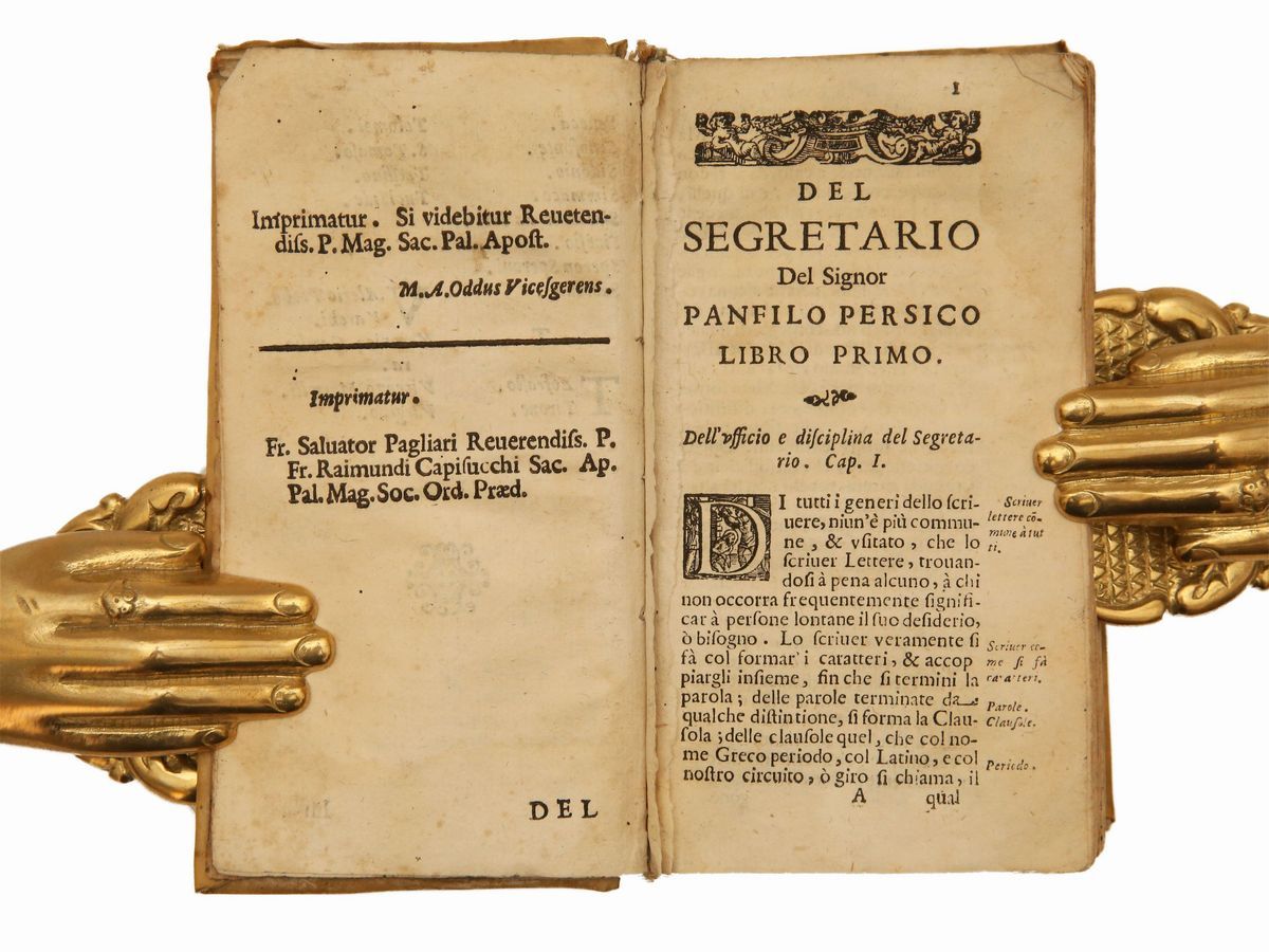 Del Segretario del Signor Panfilo Persico Libri Quattro...