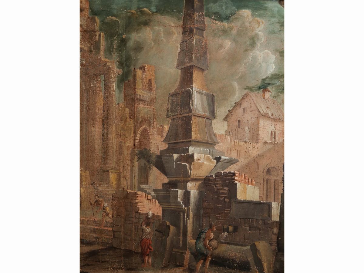 Cerchia di Marco Ricci - Paesaggio con Rovine
