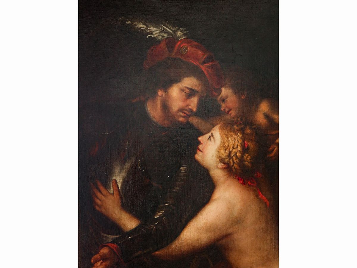 Scuola Fiamminga - Venere e Marte (allegoria Dell'amore)