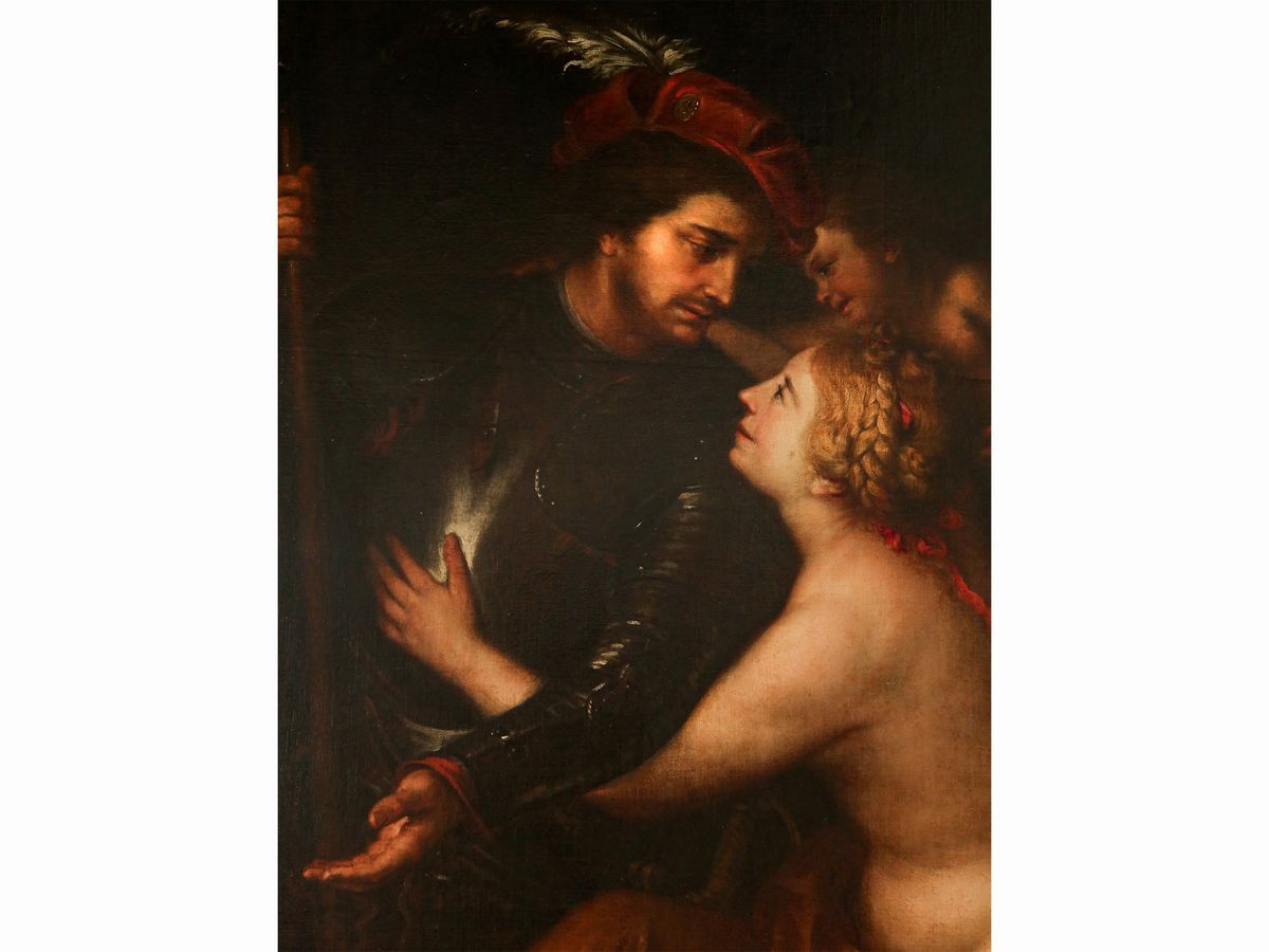 Scuola Fiamminga - Venere e Marte (allegoria Dell'amore)