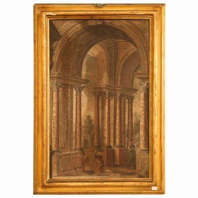 Capriccio Architettonico con Personaggi