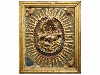Madonna con Bambino in Gloria di Cherubini