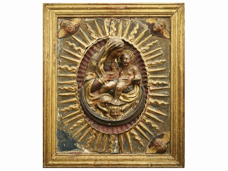 Madonna con Bambino in Gloria di Cherubini