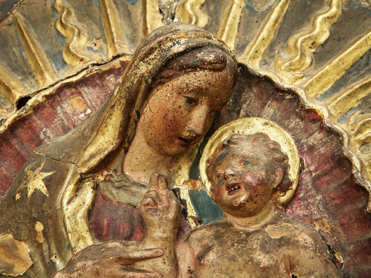Madonna con Bambino in Gloria di Cherubini