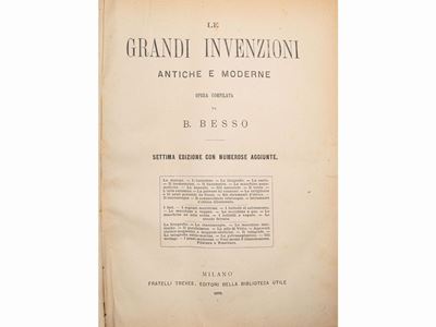 Le Grandi Invenzioni Antiche e Moderne