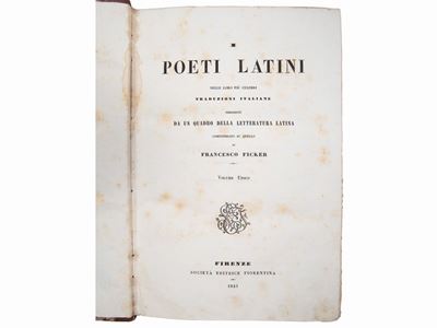 I Poeti Latini nelle Loro Più Celebri Traduzioni Italiane