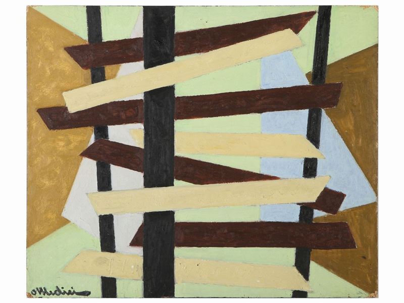 Osvaldo Medici del Vascello - Strisce Orizzontali 1974