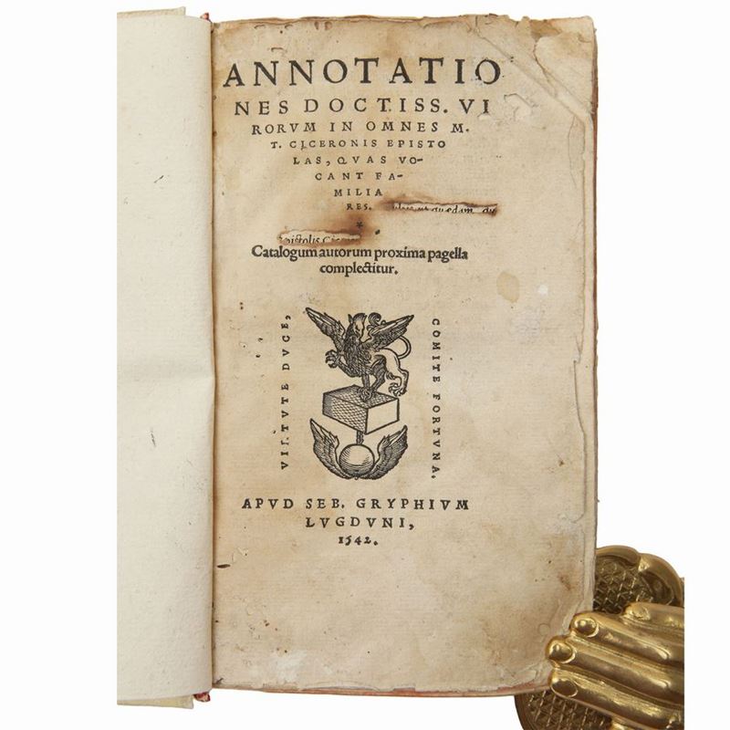 Annotationes Doctiss. Virorum in Omnes M.t. Ciceronis Epistolas, Quas Vocant Familiares