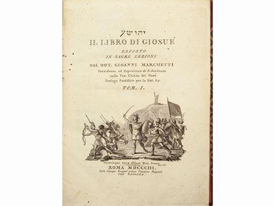 Il Libro di Giosuè Esposto in Sagre Lezioni dal Dot. Gioanni Marchetti