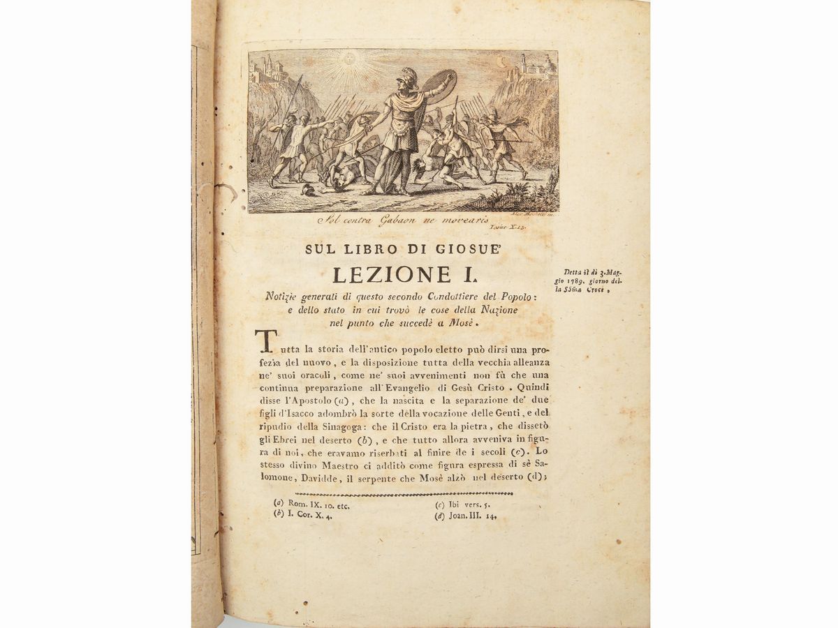 Il Libro di Giosuè Esposto in Sagre Lezioni dal Dot. Gioanni Marchetti