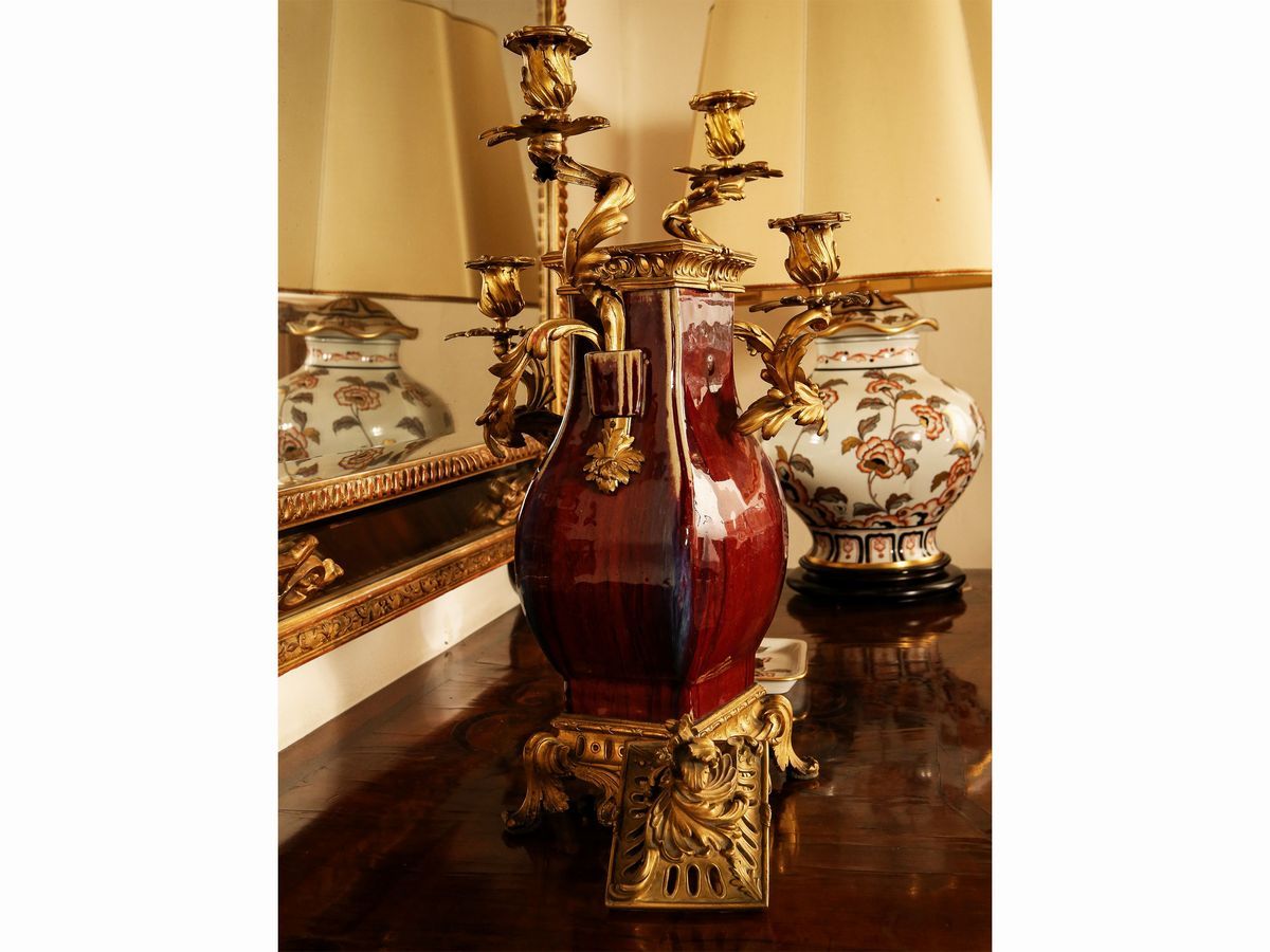 Grande Vaso in Porcellana Rossa