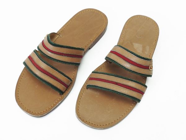 Pair of sandals, Gucci