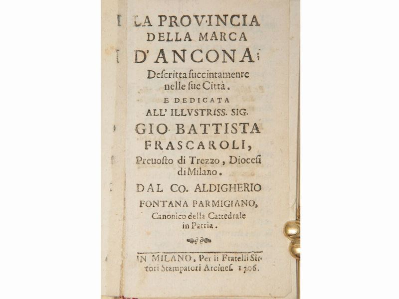 La Provincia della Marca D'ancona...