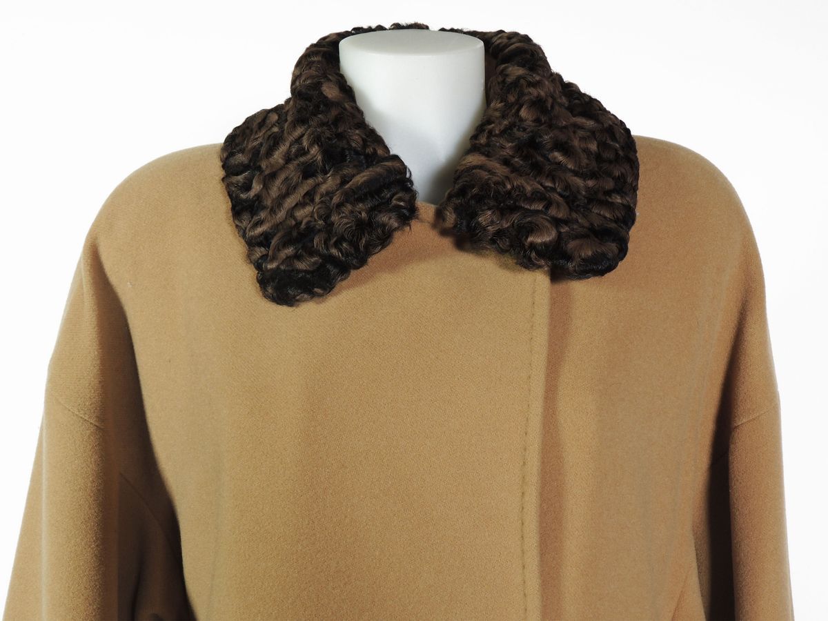 Cappotto in Lana Color Cammello