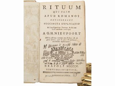 Rituum Qui Olim Apud Romanos Obtinuerunt Succinta Explicatio...