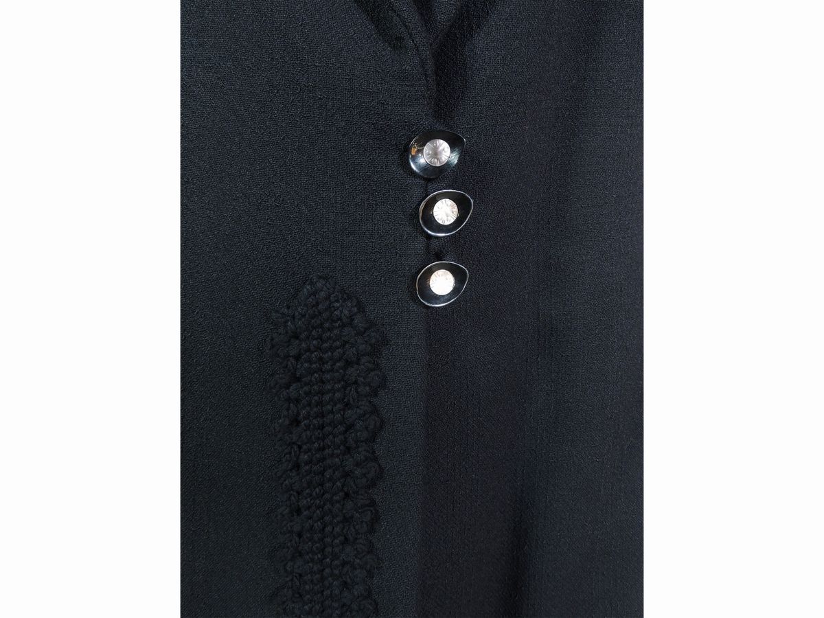Cappotto in Lana Nera