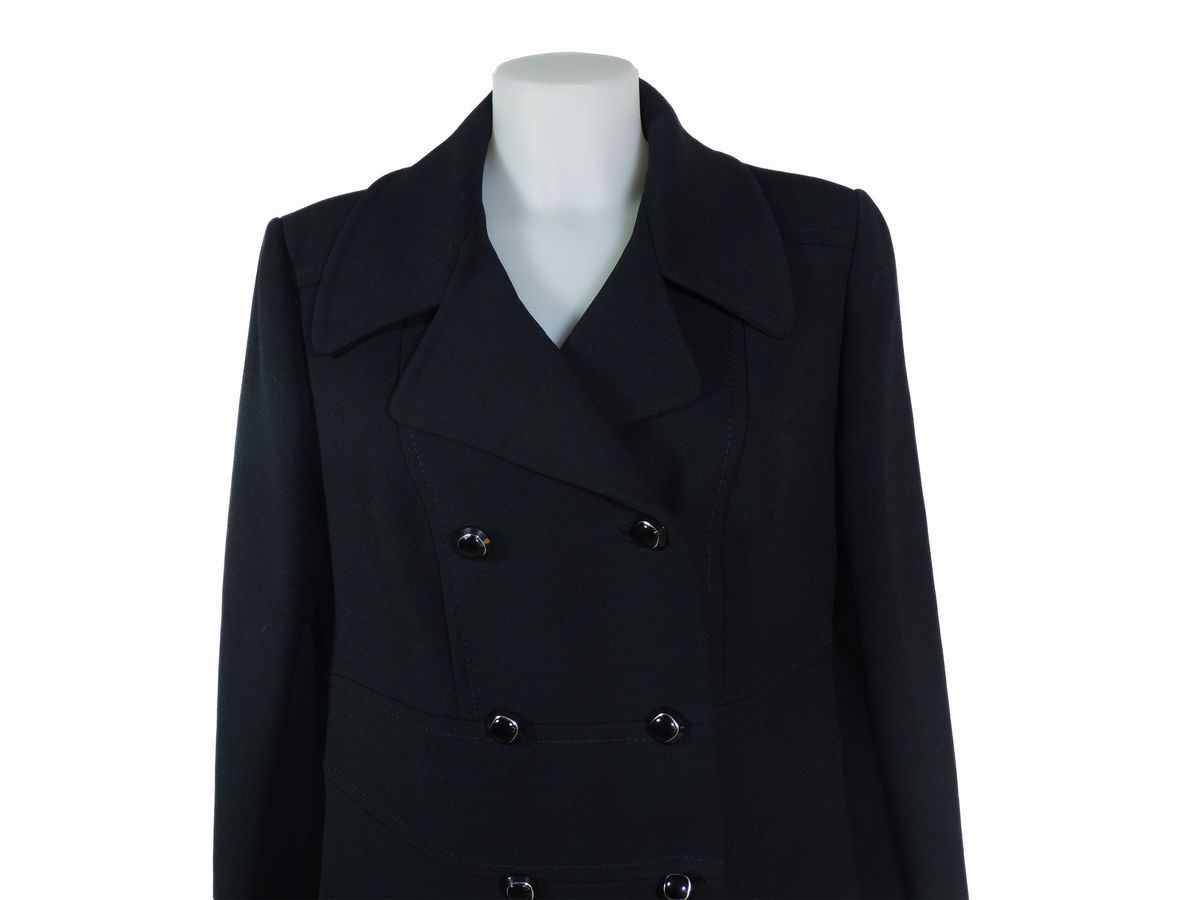Cappotto in Lana Nera