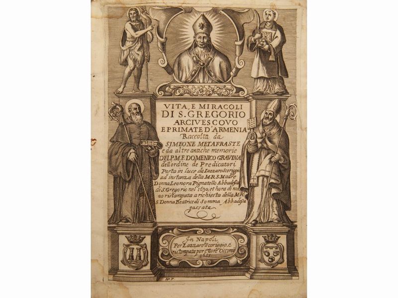 Domenico Gravina - Vita, e Miracoli di S. Gregorio Arcivescovo e Primate D'armenia...