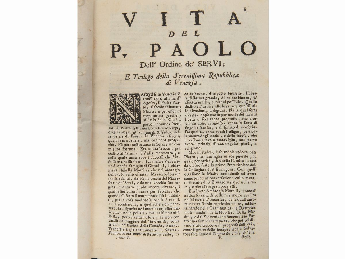 Opere del p.M.f. Paolo Sarpi
