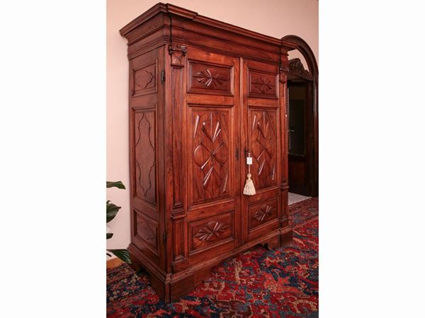 Walnut wardrobe