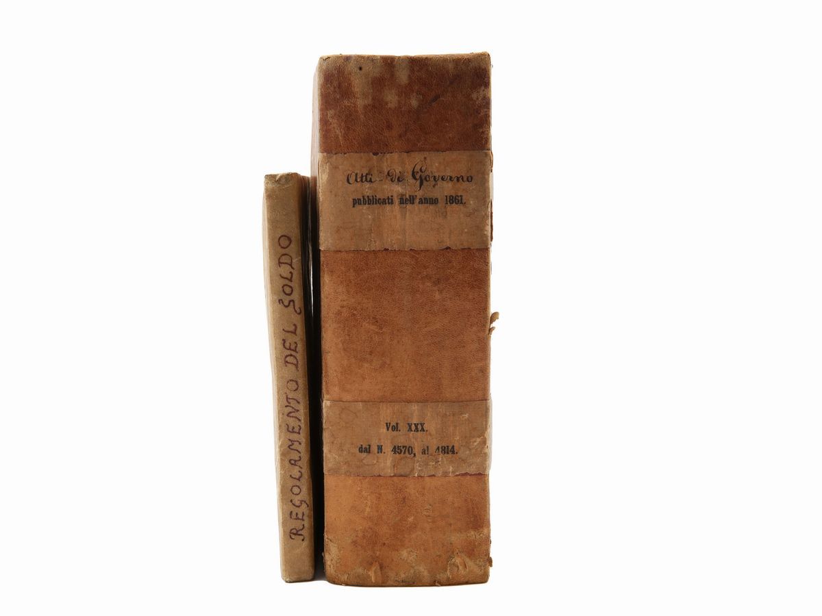 Atti di Governo Pubblicati Nell'anno 1861. Vol. XXX dal N. 4570, al 4814