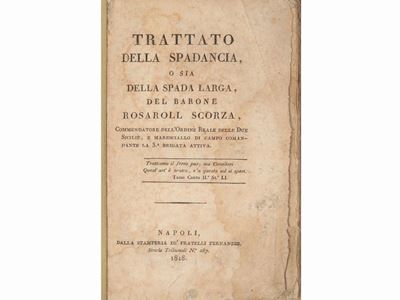 Trattato della Spadancia, o Sia della Spada Larga
