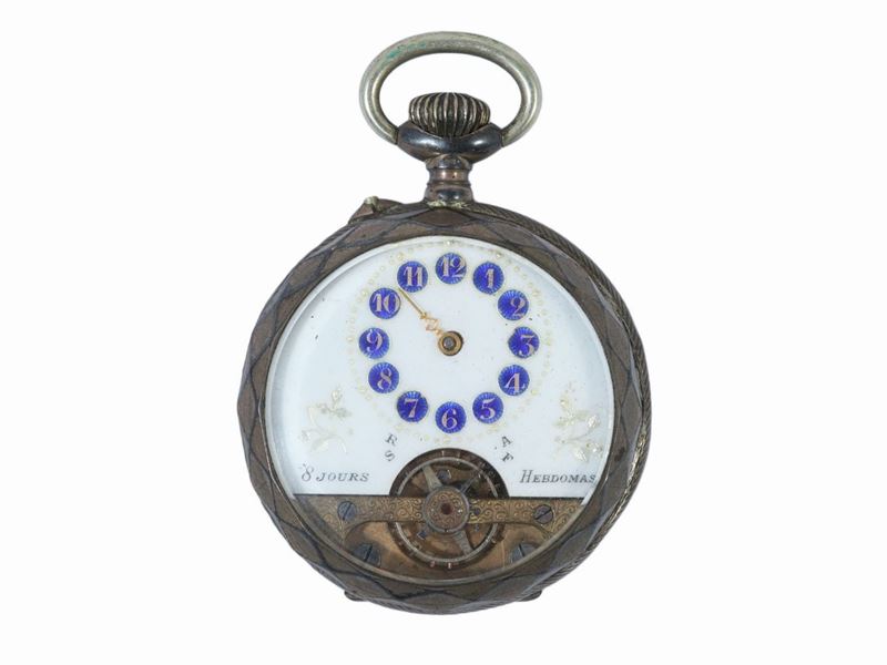 Tre Orologi da Tasca in Metallo Argentato