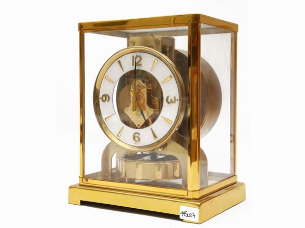 Atmos clock in gilded brass, Jaeger Le Coultre