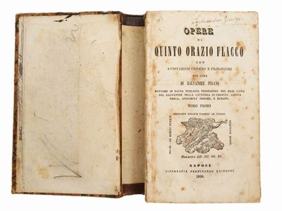 Opere di Quinto Orazio Flacco: con Annotazioni Critiche e Filologiche per Cura di Salvatore Pisan...