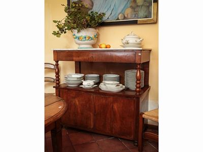 Credenza Impiallacciata in Noce