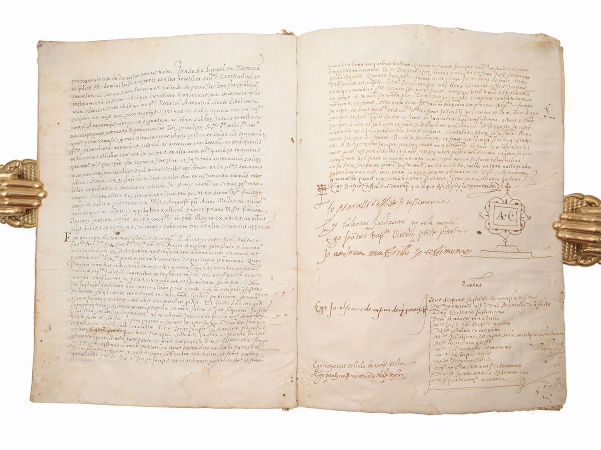 Instrumento della Compra del Ducato di Terra Nova