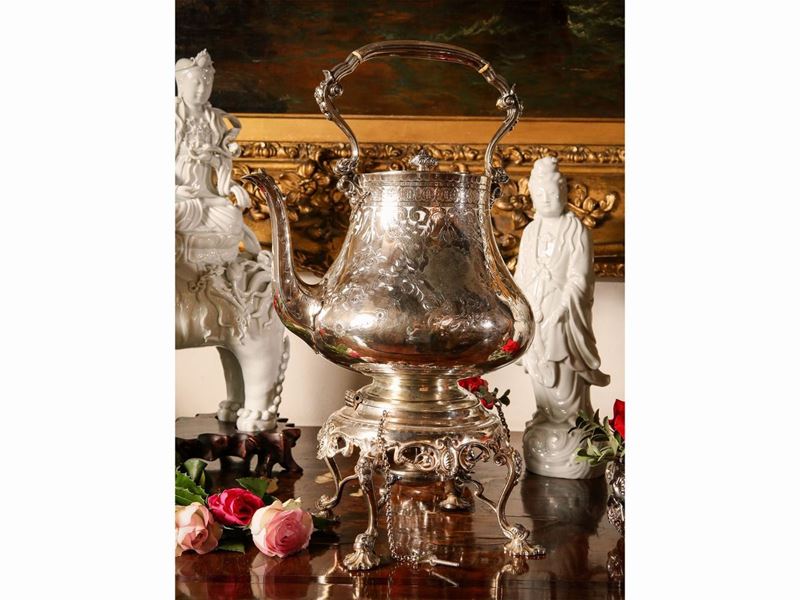 Samovar in Metallo Argentato